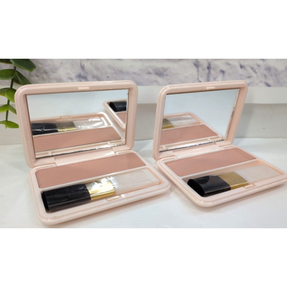 VNTG NEW LOT 2!🥰Marilyn Miglin SHEER BLUSH 18109 Pressed Brush Compact MakeUp